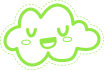 Decorative cloud illustration