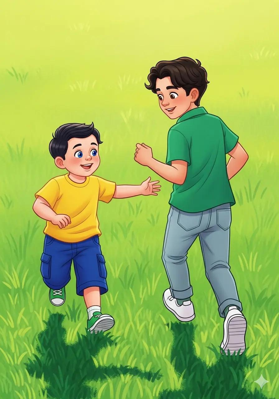Cover illustration for the personalized storybook Big Red Secret