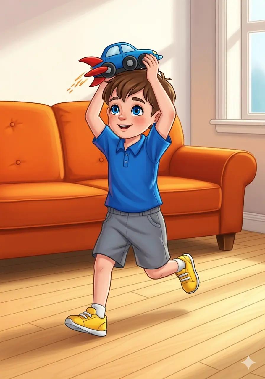 Cover illustration for the personalized storybook The Bright Little Truth