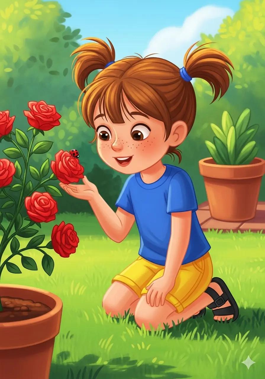 Cover illustration for the personalized storybook The Secret Red Ball