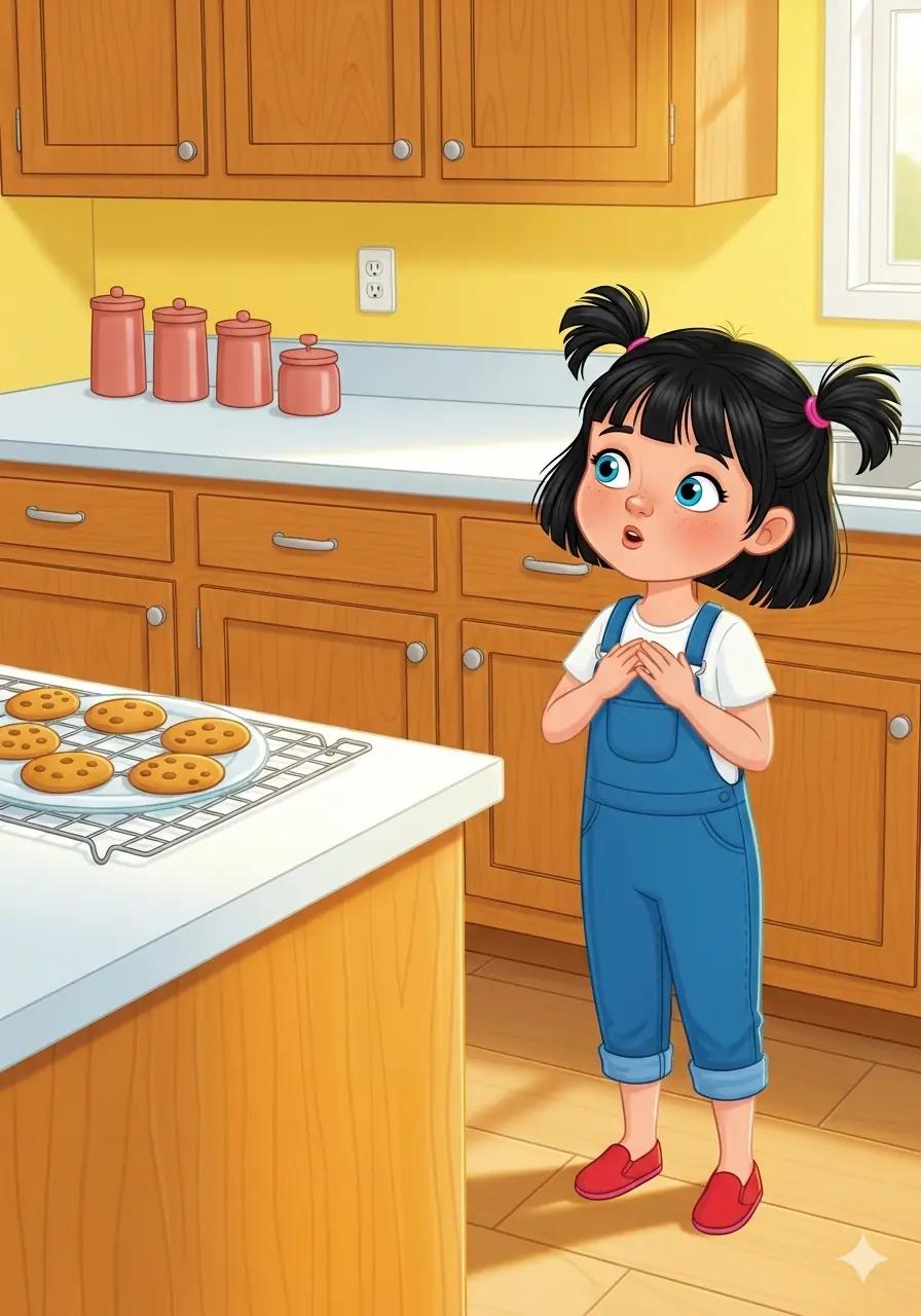 Cover illustration for the personalized storybook Sweet Words, Sweet Treats