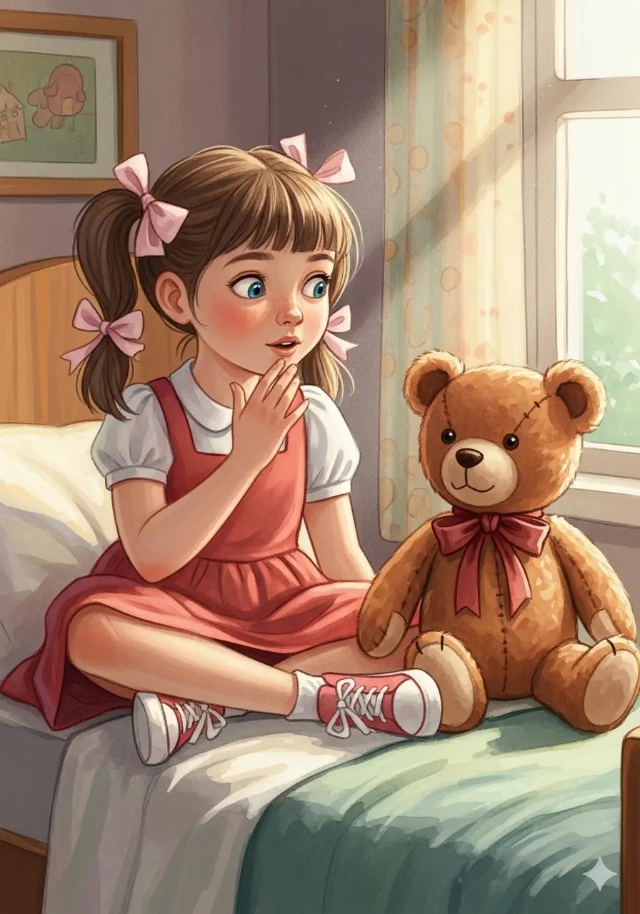Cover illustration for the personalized storybook The Wonderful Thing to Share