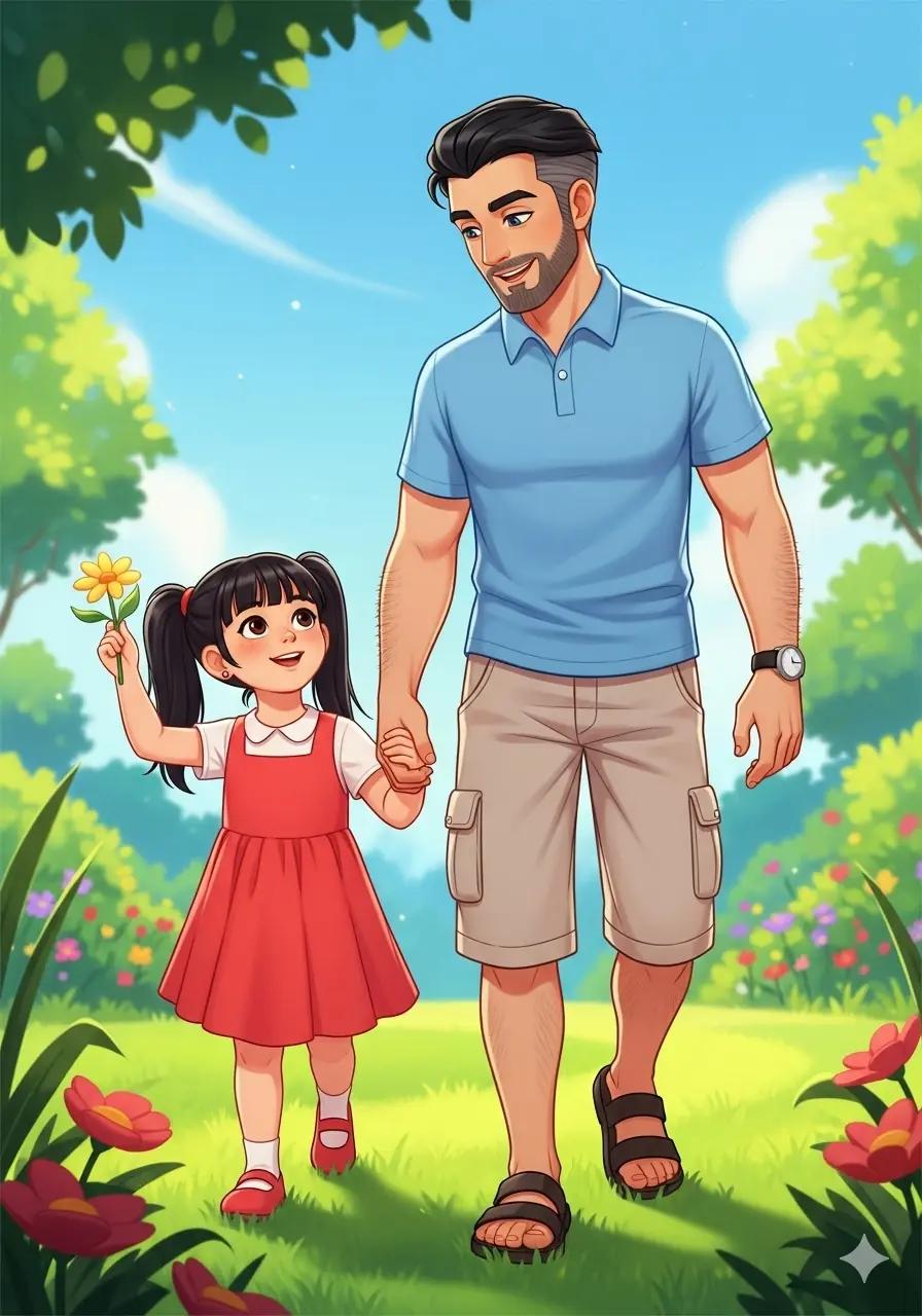 Cover illustration for the personalized storybook The Sunbeam Helper