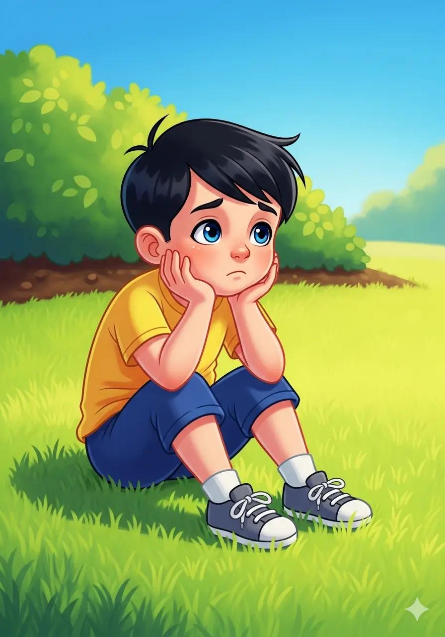 Cover illustration for the personalized storybook The Red Ball of Warmth