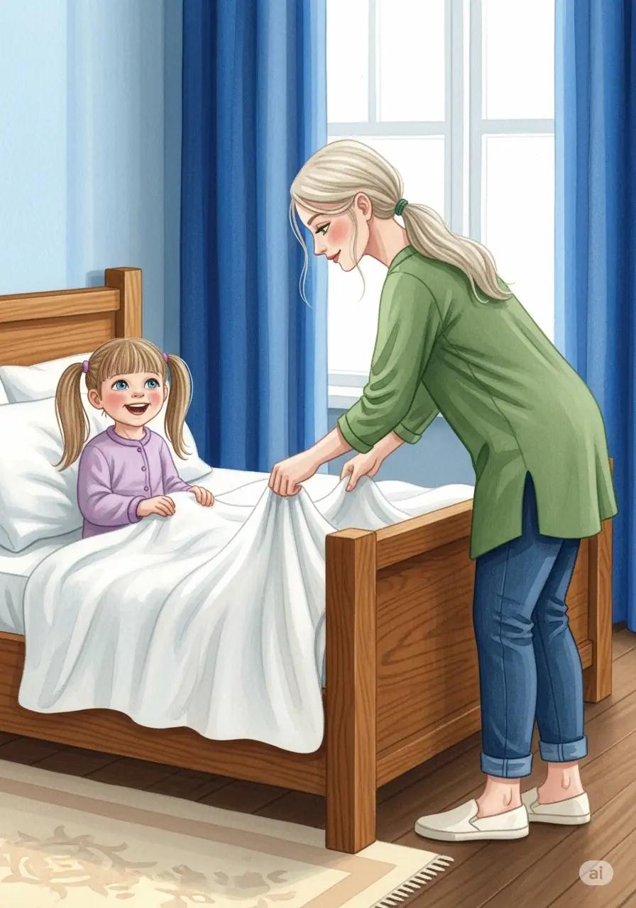 Cover illustration for the personalized storybook The Bedtime Shadow