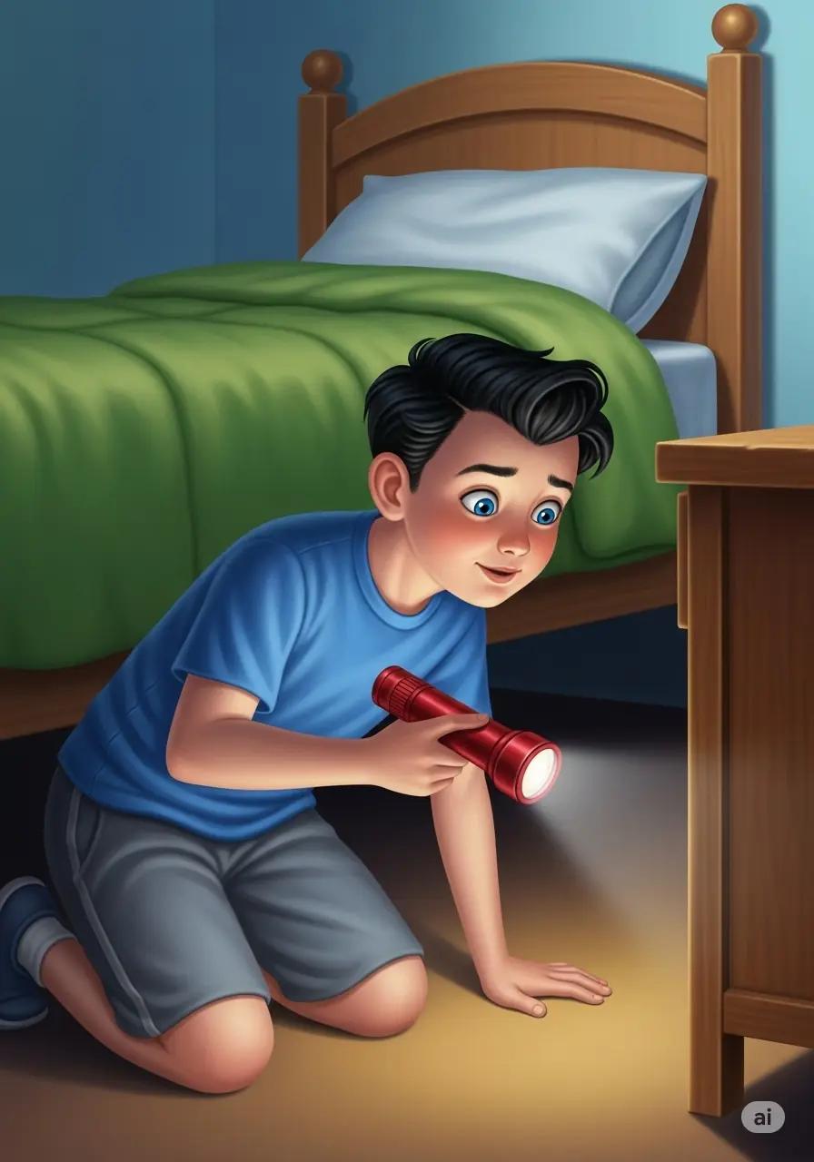 Cover illustration for the personalized storybook The Big Shadow