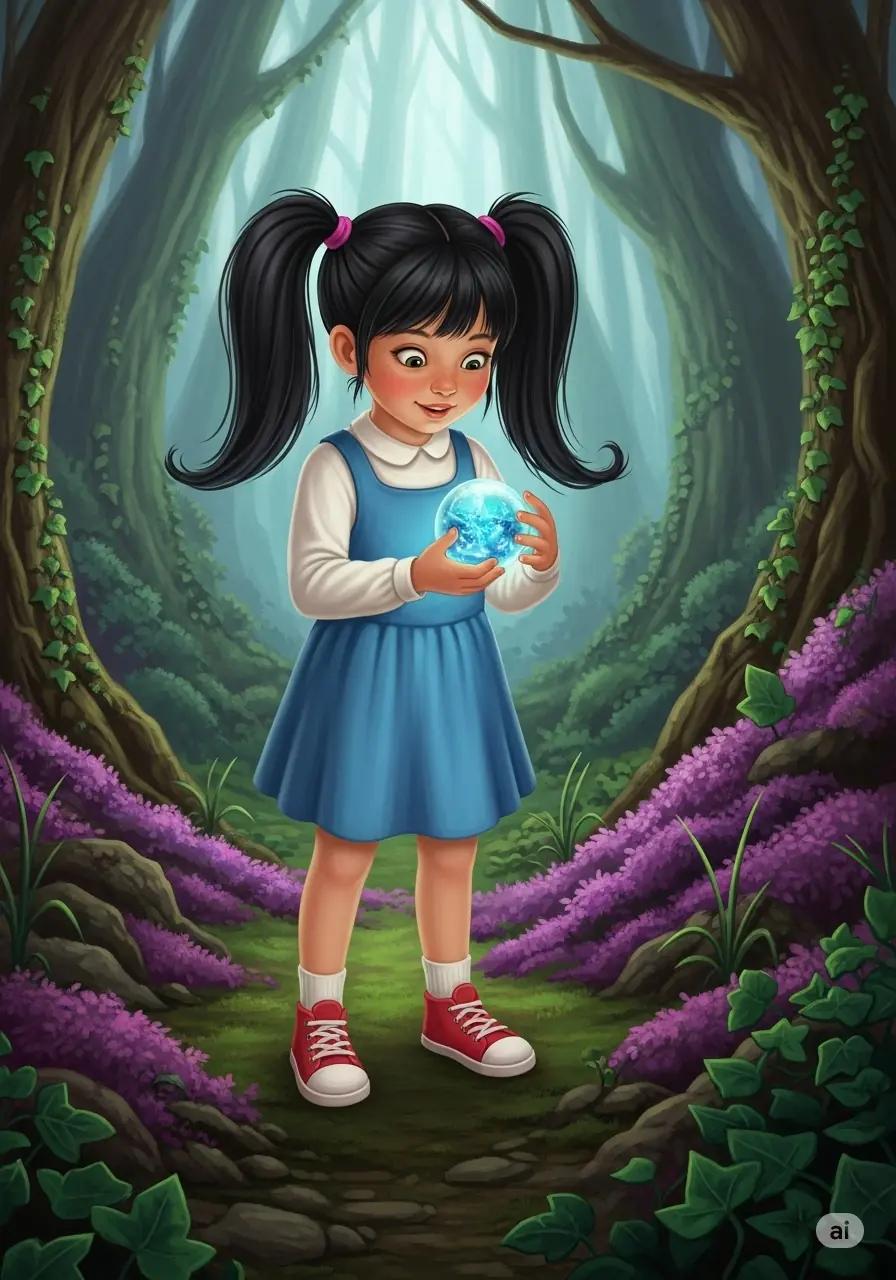 Cover illustration for the personalized storybook The Star Stone Secret