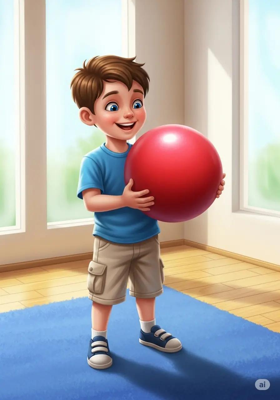 Cover illustration for the personalized storybook Big, Bright Share