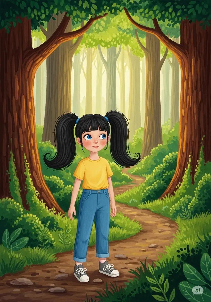 Cover illustration for the personalized storybook The Gentle Dragon