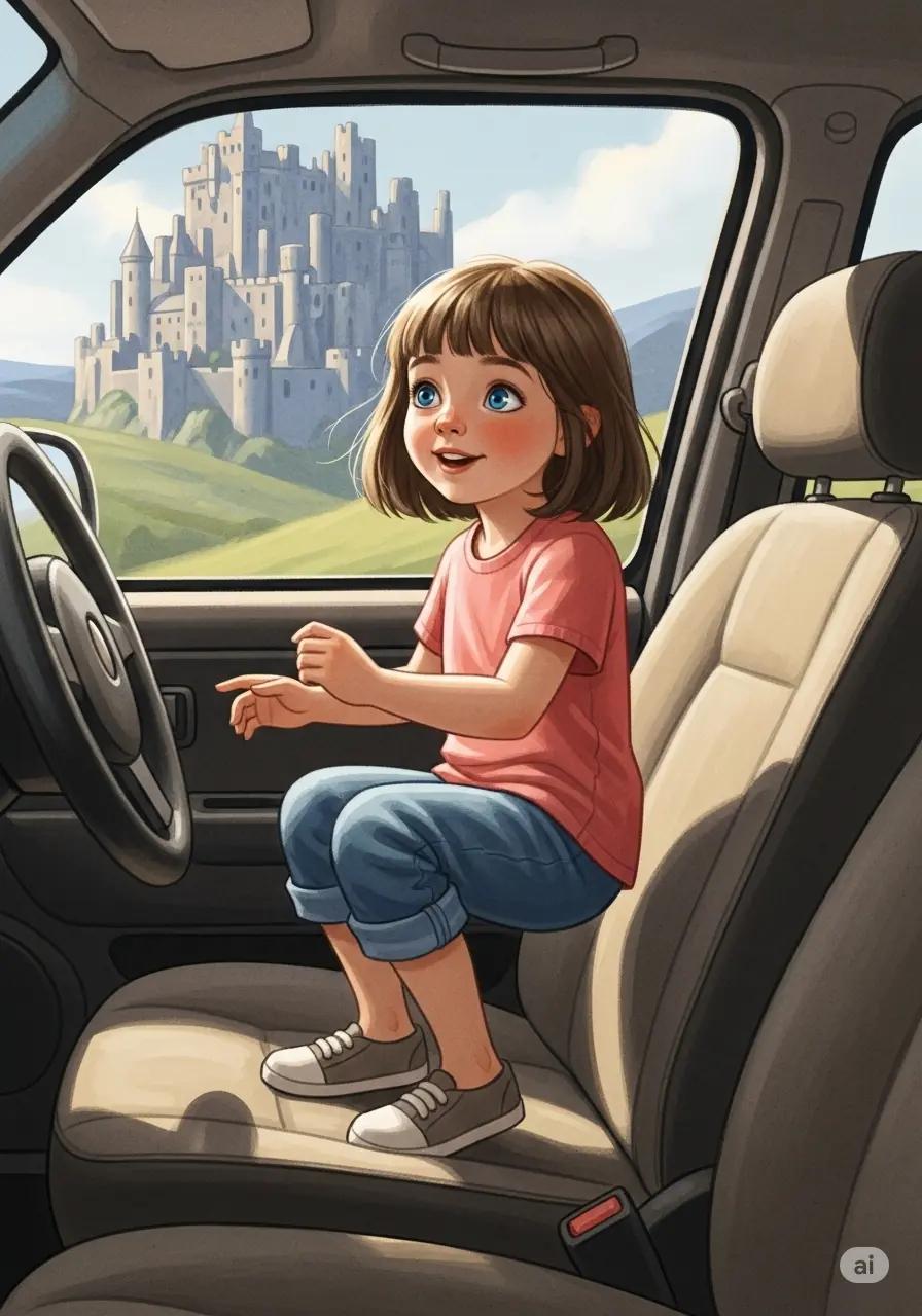 Cover illustration for the personalized storybook The Whispering Castle