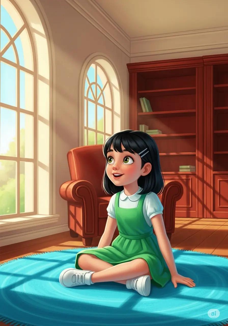 Cover illustration for the personalized storybook The Power of Polite Words
