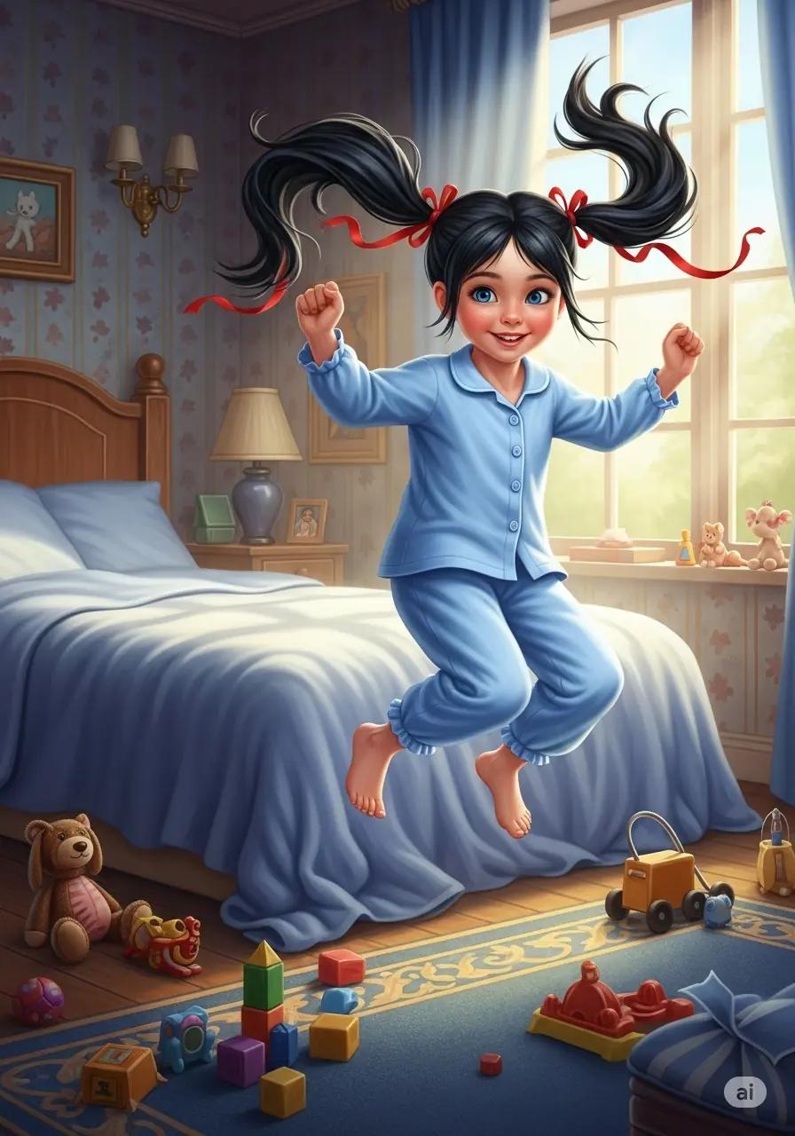Cover illustration for the personalized storybook The Little Magic Words