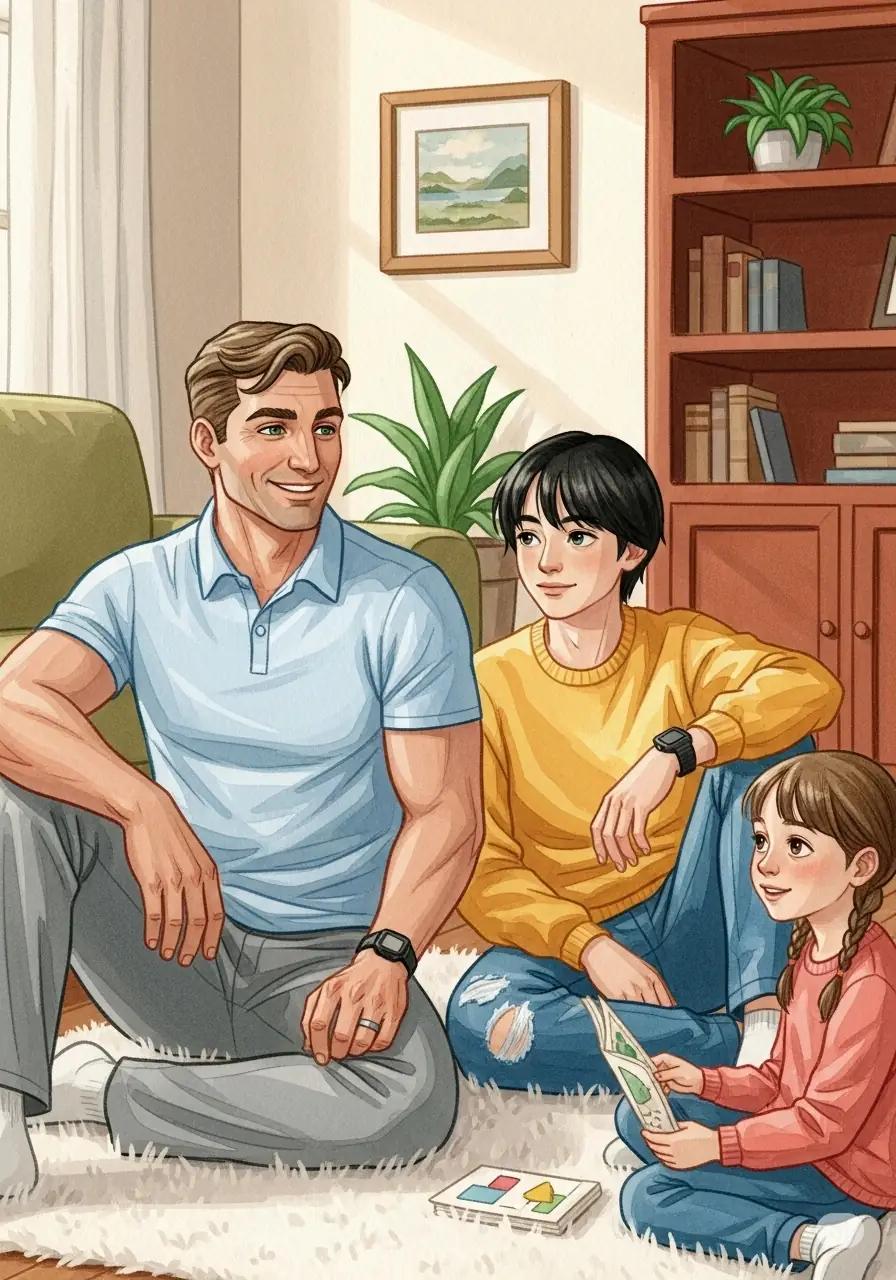 Cover illustration for the personalized storybook Learns the Magic Words