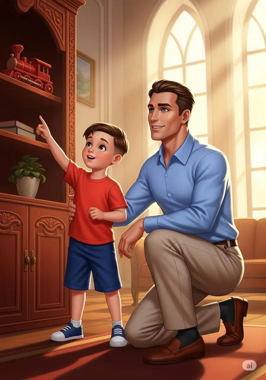 Cover illustration for the personalized storybook Magic Words