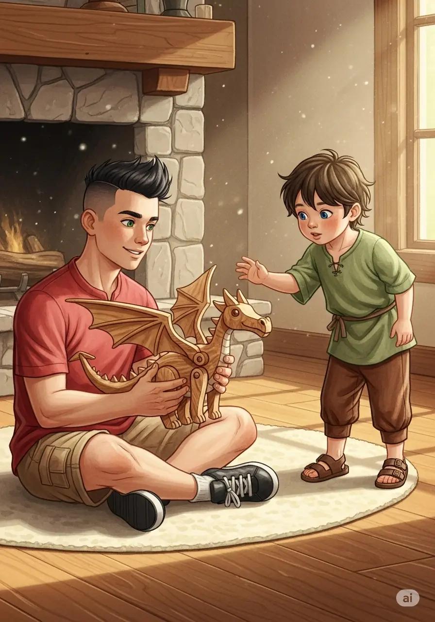 Cover illustration for the personalized storybook ’s Golden Words