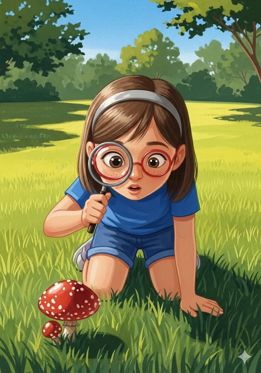 Cover illustration for the personalized storybook The Lucky Cloud