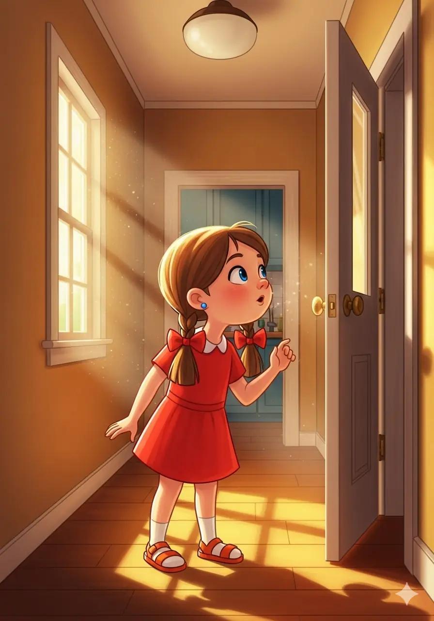 Cover illustration for the personalized storybook The Sunny Surprise