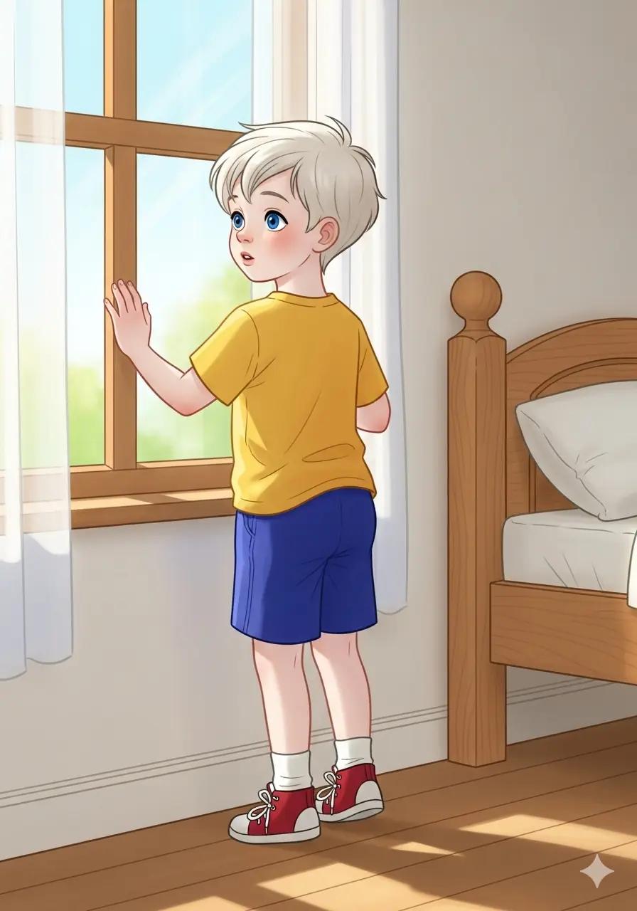 Cover illustration for the personalized storybook Bright Day