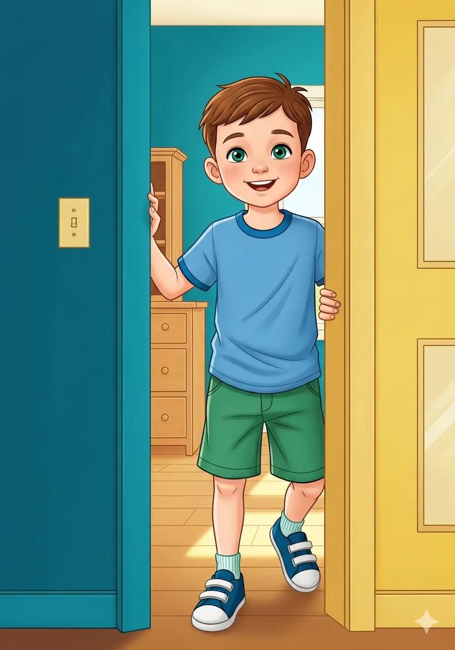 Cover illustration for the personalized storybook The Friendly Words