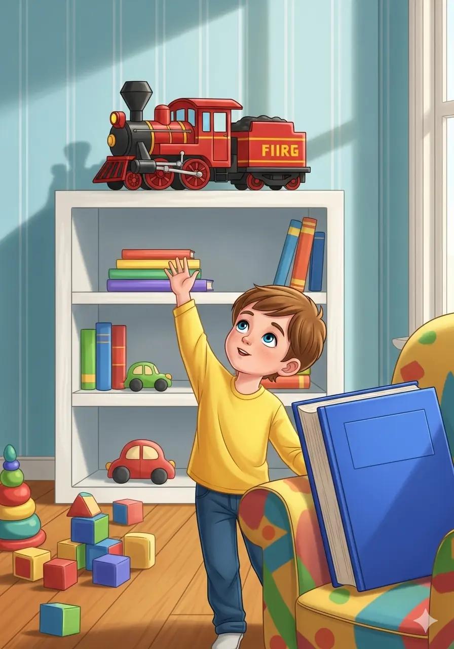 Cover illustration for the personalized storybook The Bright Words