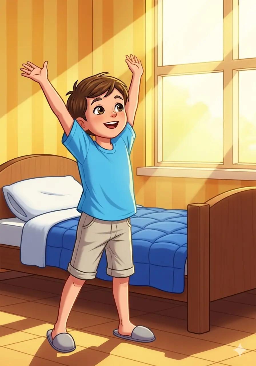 Cover illustration for the personalized storybook The Brightest Day