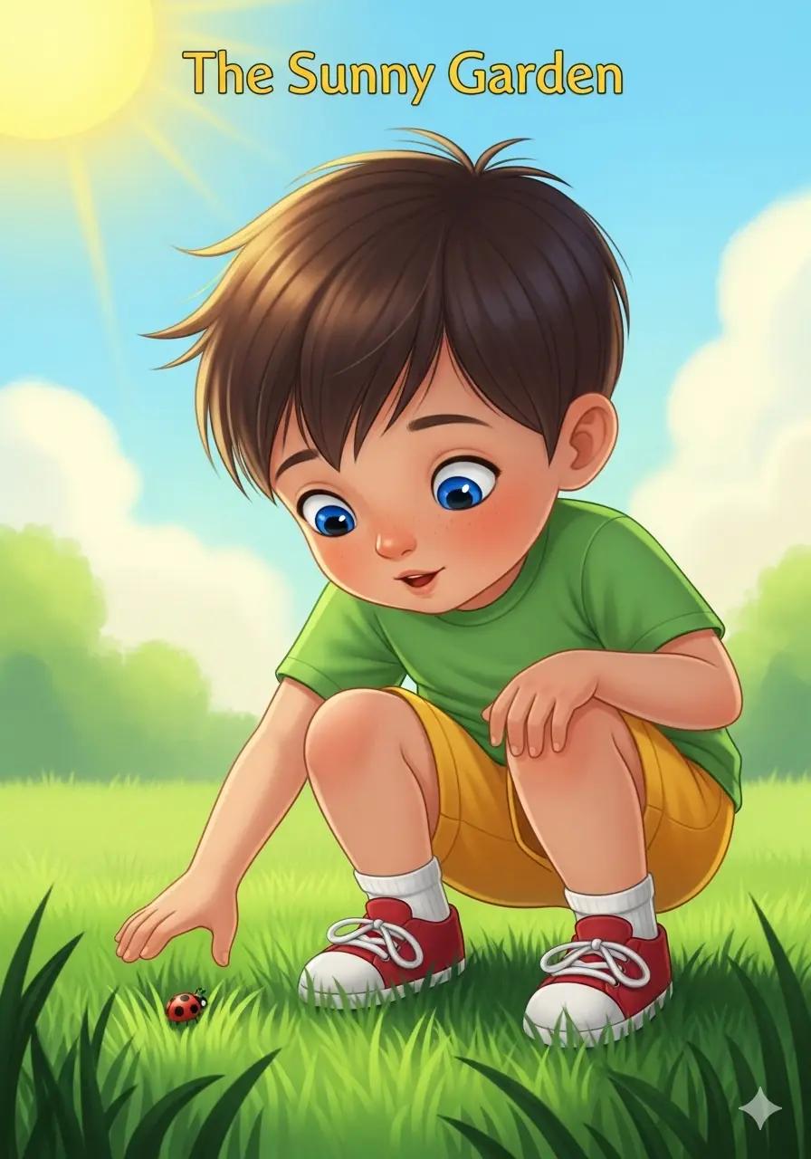 Cover illustration for the personalized storybook Kindness Makes the Sunflower Shine