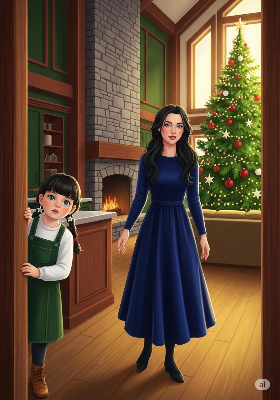 Cover illustration for the personalized storybook The Best Part of Christmas