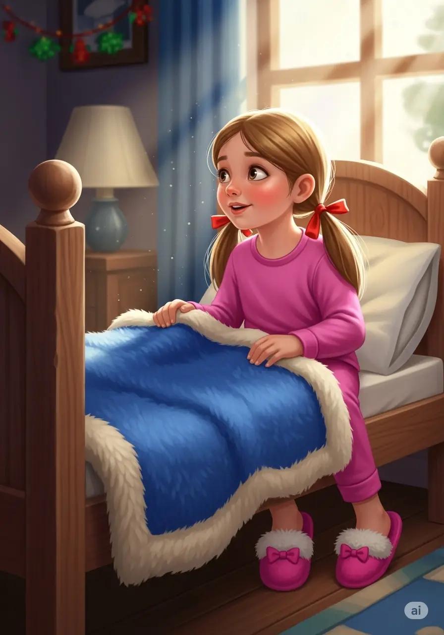 Cover illustration for the personalized storybook The Scent of True Christmas Magic
