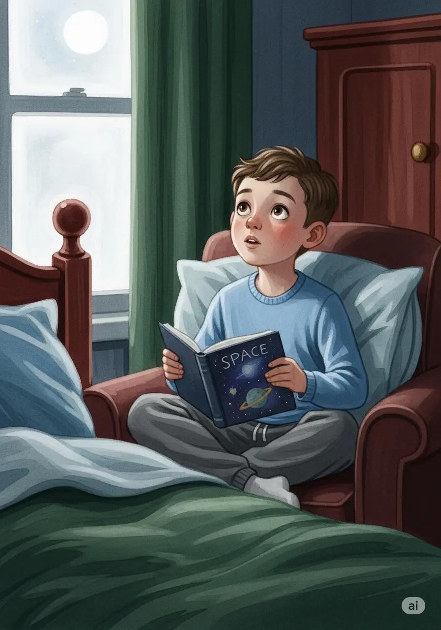 Cover illustration for the personalized storybook The Squeak-Huff Monster