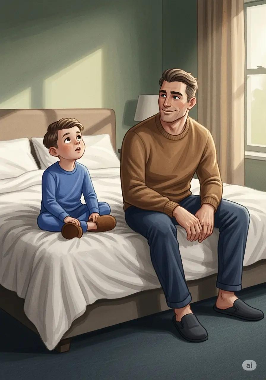 Cover illustration for the personalized storybook The Not-So-Scary Monster