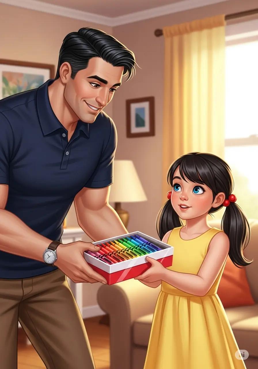Cover illustration for the personalized storybook Bright Colors