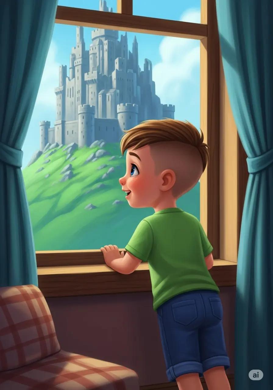 Cover illustration for the personalized storybook ’s Big Castle Secret