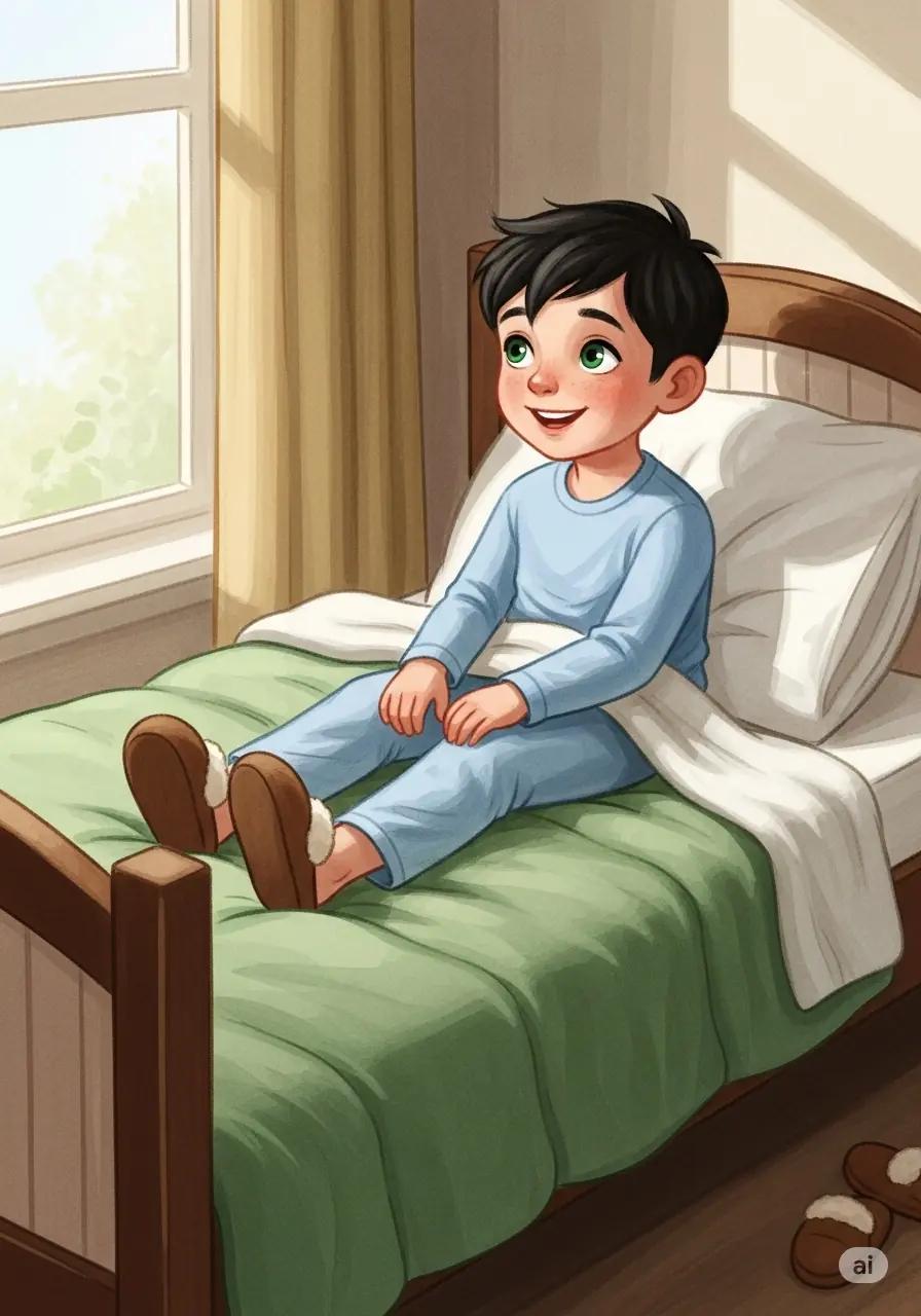 Cover illustration for the personalized storybook Learns the Power of Politeness